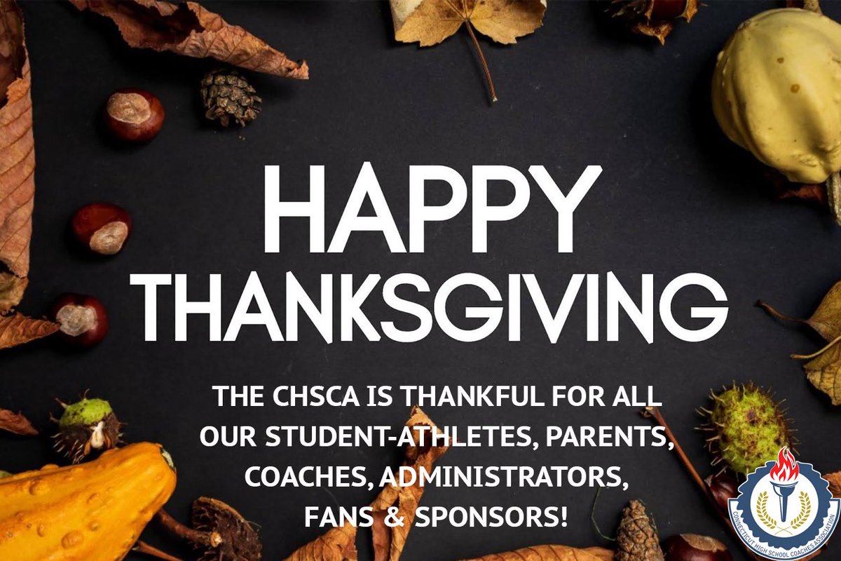 We are thankful for the entire Connecticut High School Athletics Community!