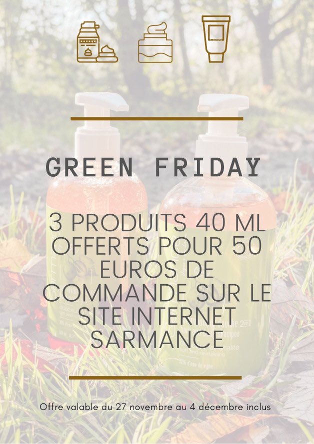 ⁦#GreenFriday ⁦<a href="/Cosmebio_label/">Cosmébio</a>⁩