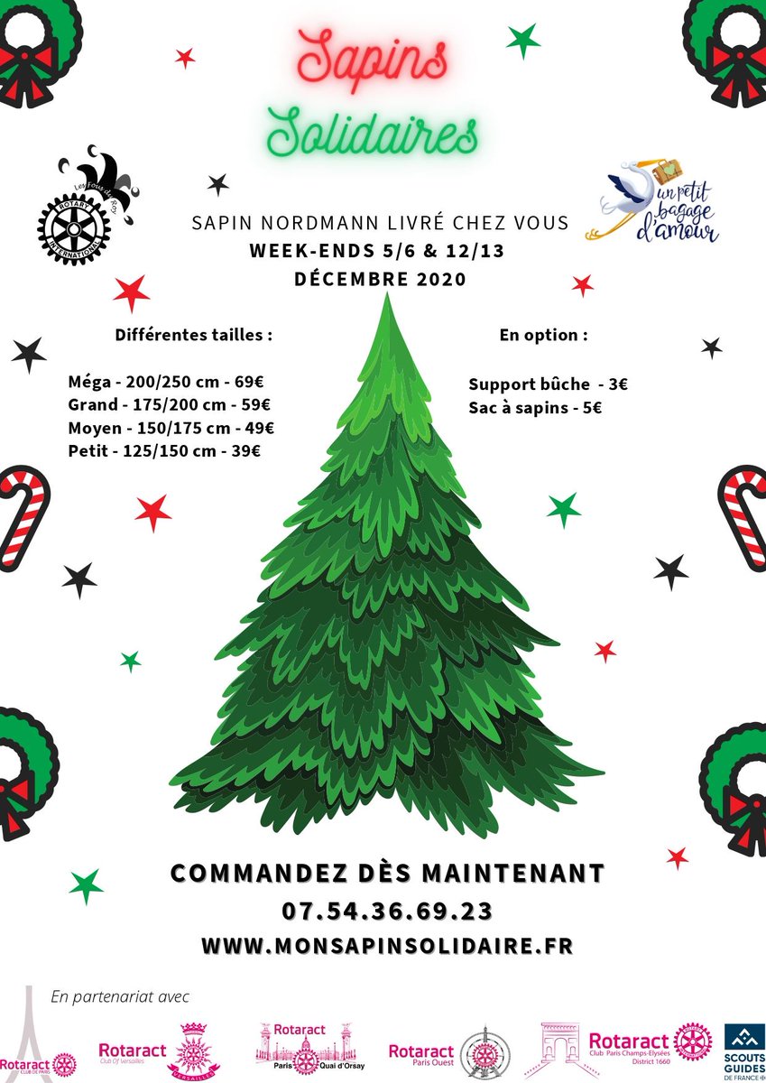 Cette année, optez pour un sapin solidaire ! 🎄

Le <a href="/RotaractV/">Rotaract Versailles</a> se joint cette année au <a href="/rotaractparis/">Rotaract Paris</a> pour soutenir l'association "Un petit bagage d'amour" à travers l'opération "Mon sapin solidaire" !

La totalité des bénéfices sera reversée à l'association 🤩