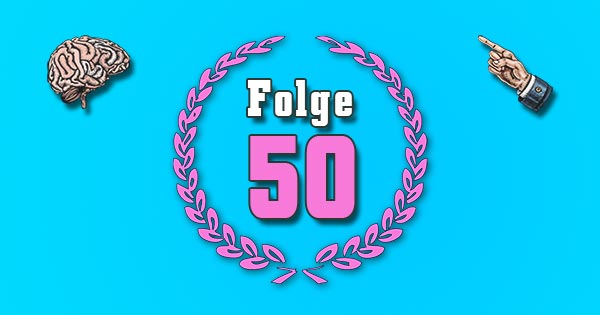 Morgen erscheint die 50. Folge meines Podcasts "Das Gehirn und der Finger" und erstmals wird man sie auch als Video schauen können. Stay tuned...