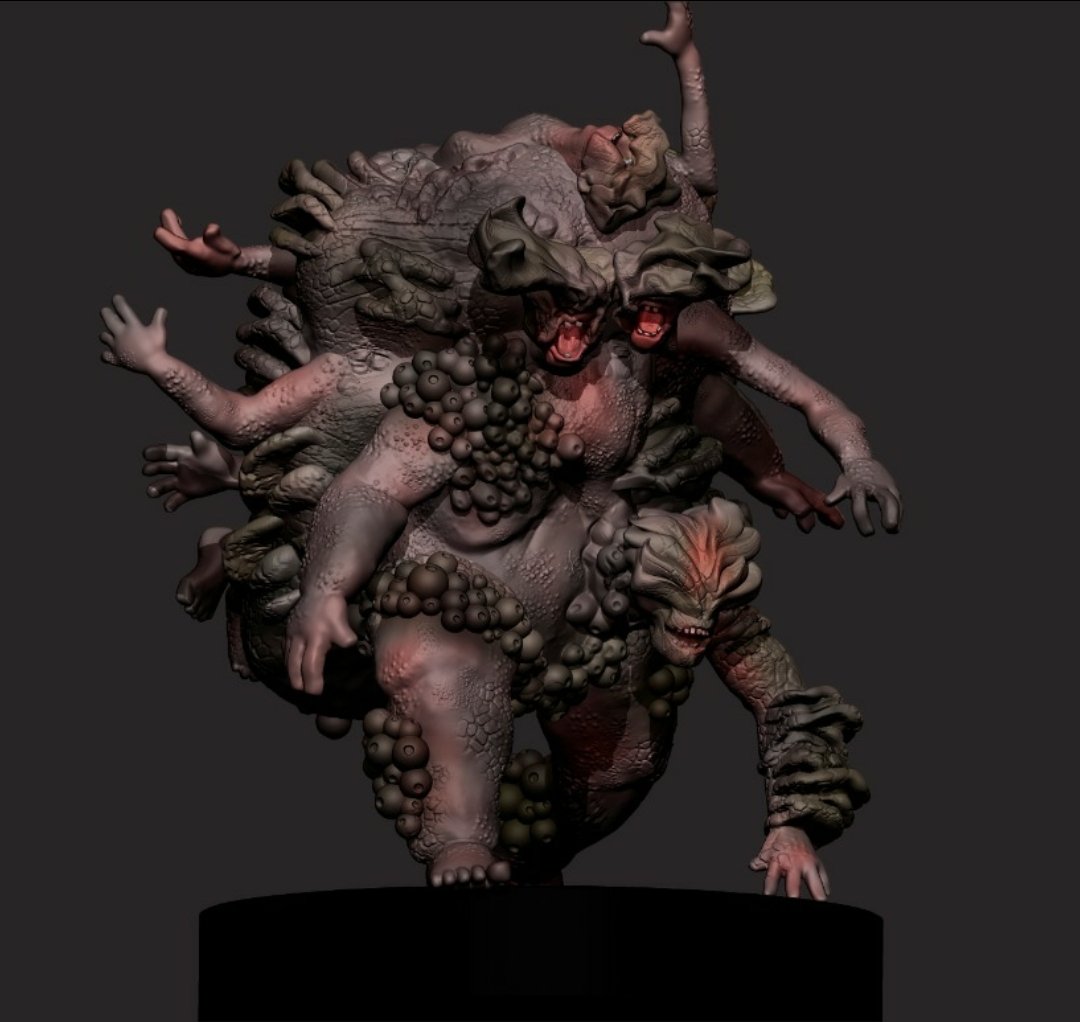 A model of The Rat king I did in Zbrush for school : r/thelastofus