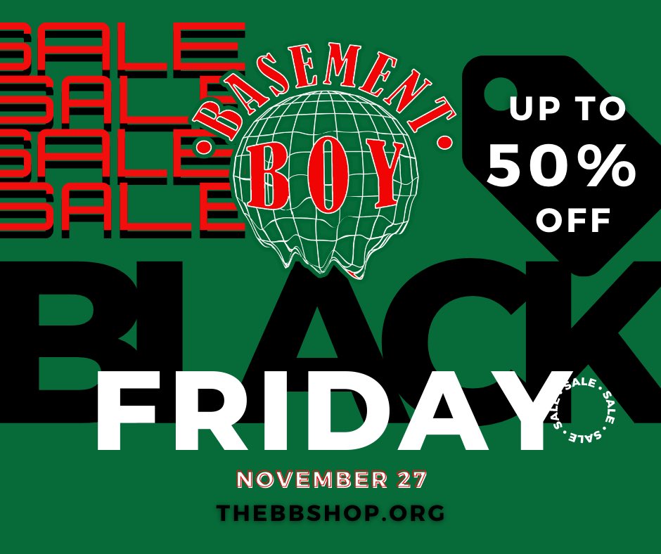 THIS FRIDAY !!!!

As this year comes to an end... Basement Boy will be doing a sale up to 50% off!!🔥 YES FIFTY!!! This is something you don't want to miss, catch up on our lastest styles FRIDAY !!🔥🔥 

Also be on the lookout for the Winter Collection this December👀.