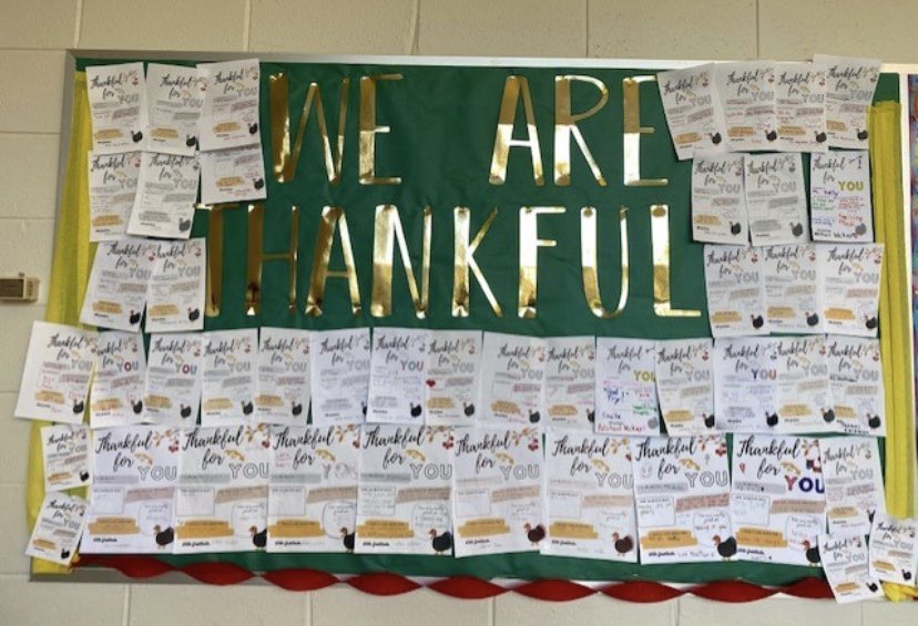 Our amazing Warwick PTO showers us with unconditional support and love every day! On Thanksgiving we are so grateful and honored to have the help, generosity, and enthusiasm of our beloved families:) Love this gorgeous bulletin board of thankfulness:)💞<a href="/CBWarwickElem/">Warwick Elementary School CBSD</a> <a href="/MeghanWoje/">meghan wojewodka</a>