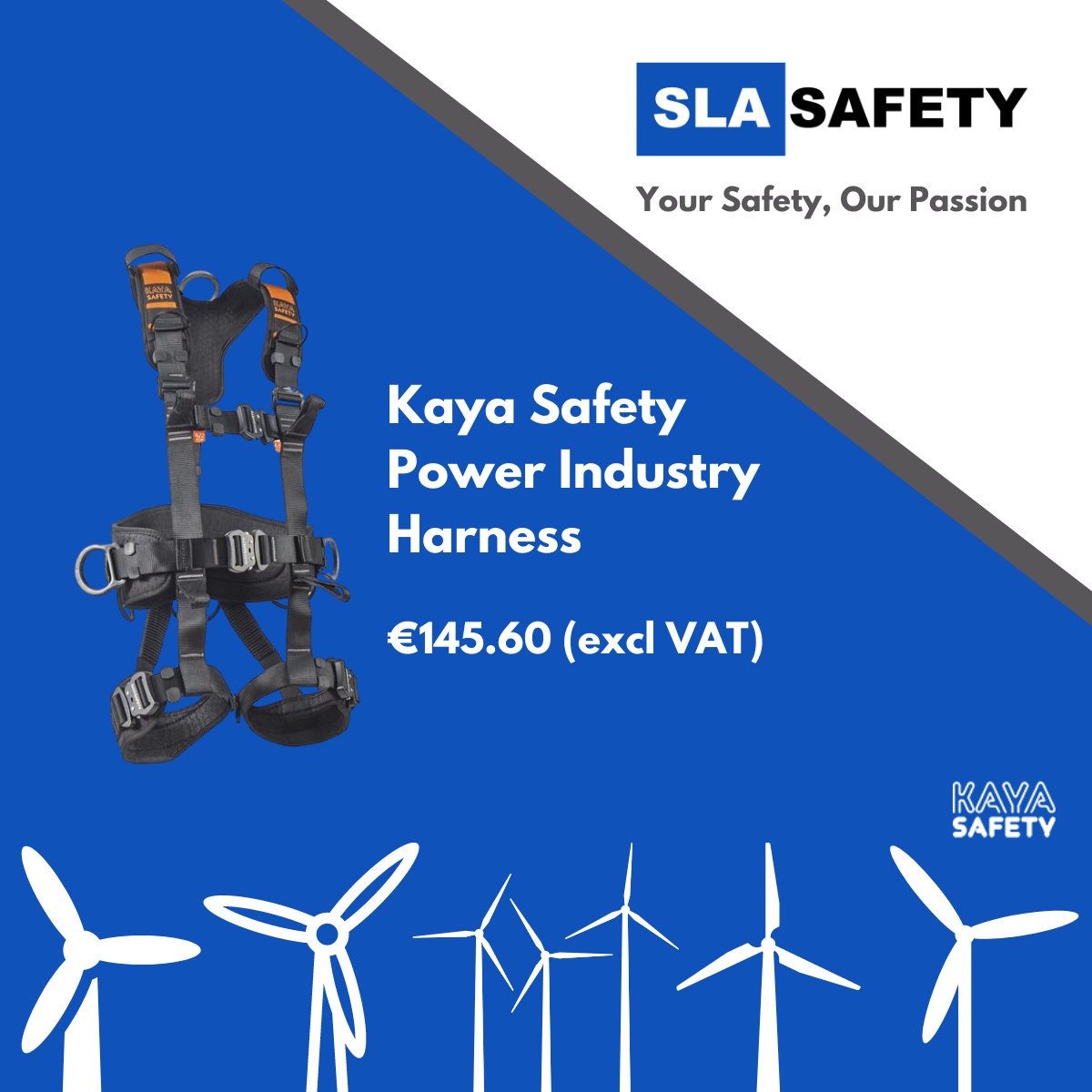 Introducing the NEW Kaya Safety Power Access Industry Harness.

Supplied in the UK &amp; Ireland by SLA Safety.

#renewables #windenergy #ropeaccess #ropeaccesstechnician #irata #rescue