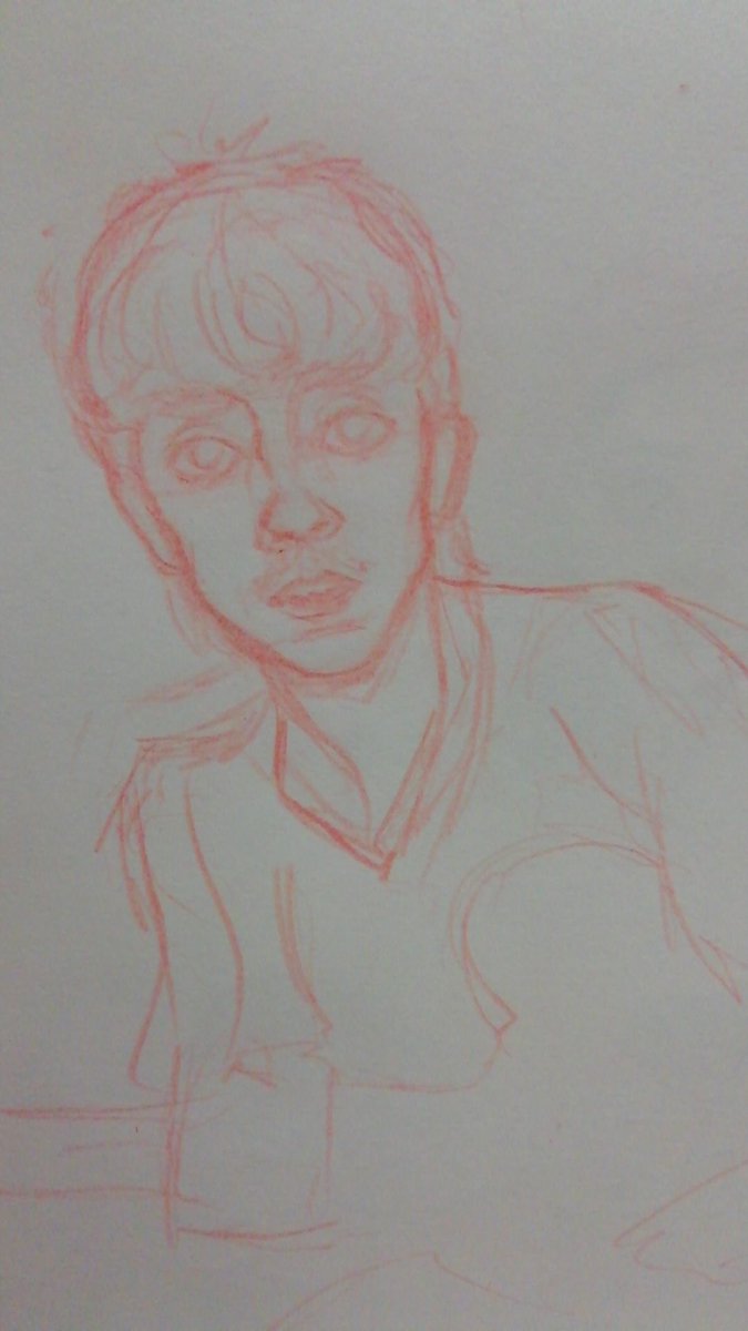 Attempting to sketch declan mckenna