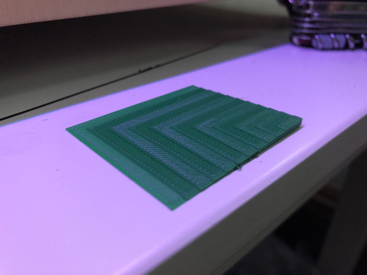 joshburker's tweet photo. My son’s #foosball table has dead corners, so I modeled these slopes in @tinkercad and #3DPrinted them in green ABS on @makerbot Replicator. Affixed with double-sided tape. GOOOAAALLLLLL! #makerDad https://t.co/R0MrIOrwIa