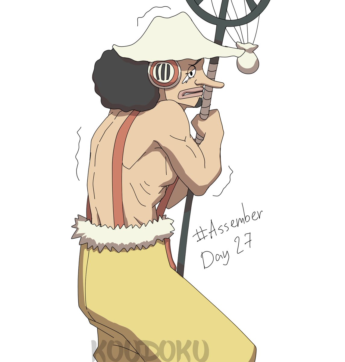 koudokutentacle's tweet photo. #Assember Day 27
Usopp)) https://t.co/8meYzs1jxg