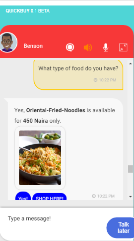 tosinloluwa's tweet photo. #ChatBuying is the future of eCommerce at Nigerian grassroots communities. #NLP #MachineLearning #Qknows #DeepLearning #Robotics #CUI https://t.co/UmFmJElhtb https://t.co/jARaFcXvC4