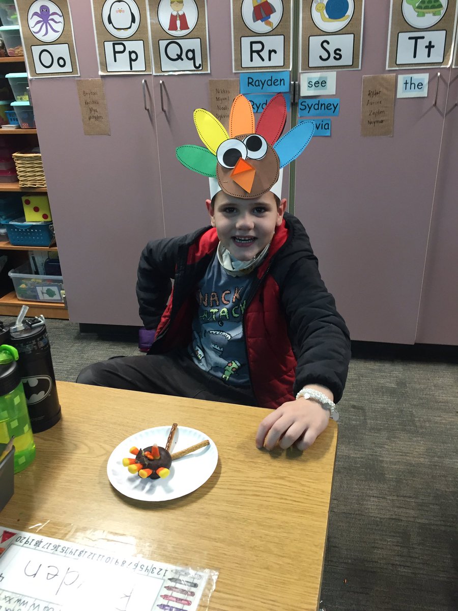 mrs_leckrone's tweet photo. Happy Thanksgiving from Mrs. Leckrone’s class! 🍁🧡🍁 https://t.co/6rZqGPCCev