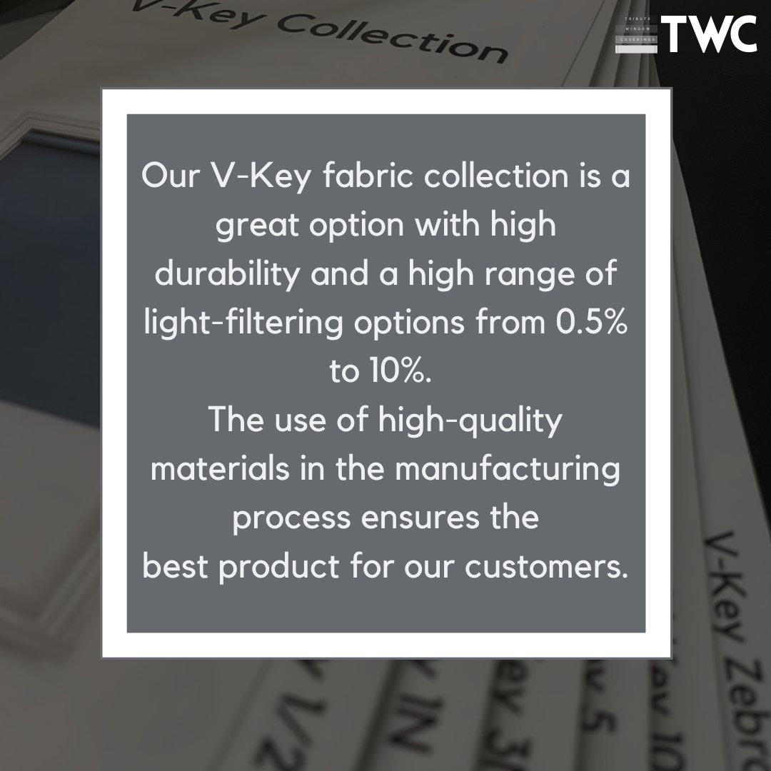 WindowTribute's tweet image. New V-Key fabric collection, now with 10% openness and Zebra options.
#mytwc #togetherwecan #highquality #materials #screen #fabric #ideasforyourspace #windowtreatments #rollershades #rollerblinds #shades #windowcoverings