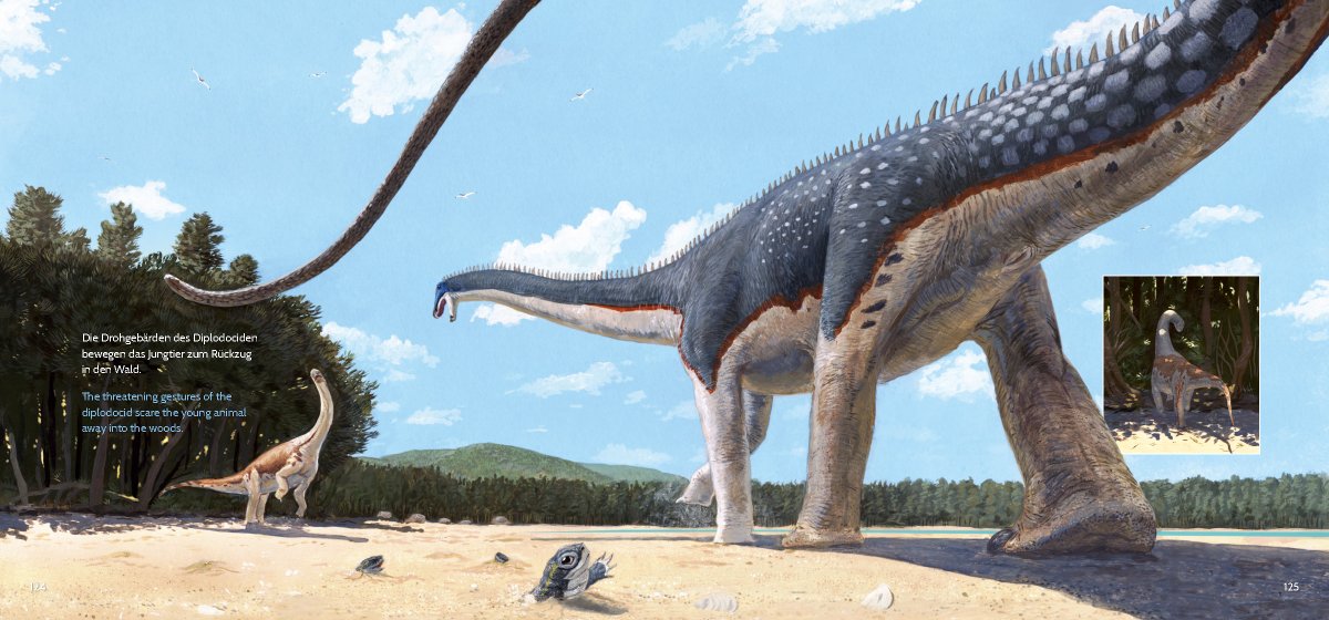 JoschuaKnuppe's tweet image. #AnimalArtistsUnite
I think it's time that I post some the more than 180 double pages I worked on for our Europasaurus Graphic Novel. A new form of narrative paleoart awaits you ;)
#europasaurus #dinosaurs #graphicnovel #animals #sauropods #europasaurusdiary #sciart #scicom