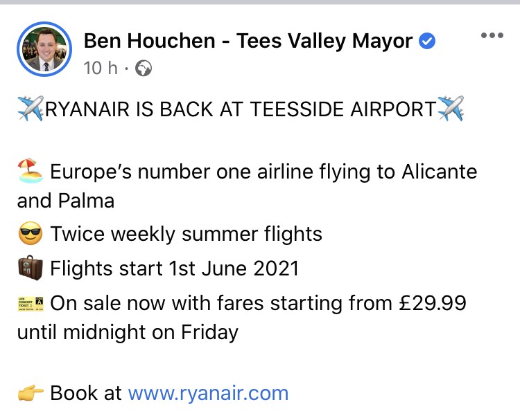 These Ryanair routes are, in practice, likely to operate akin to a charter service. Welcome news for local travel agents who can buy them up in bulk now (cheaper until midnight on Friday) and sell them on in package deals at a later date.