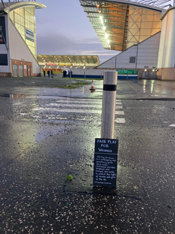 Falkirk Football Stadium :  #WomenWontWheest