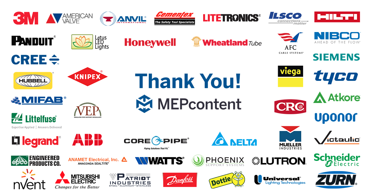 TrimbleMEP's tweet photo. Our manufacturer partners make it possible for Trimble #SysQue, #Accubid and #AutoBid users to benefit from our industry-leading content-enabled solutions. Join us in saying thank you. https://t.co/ky7GNhvBlF