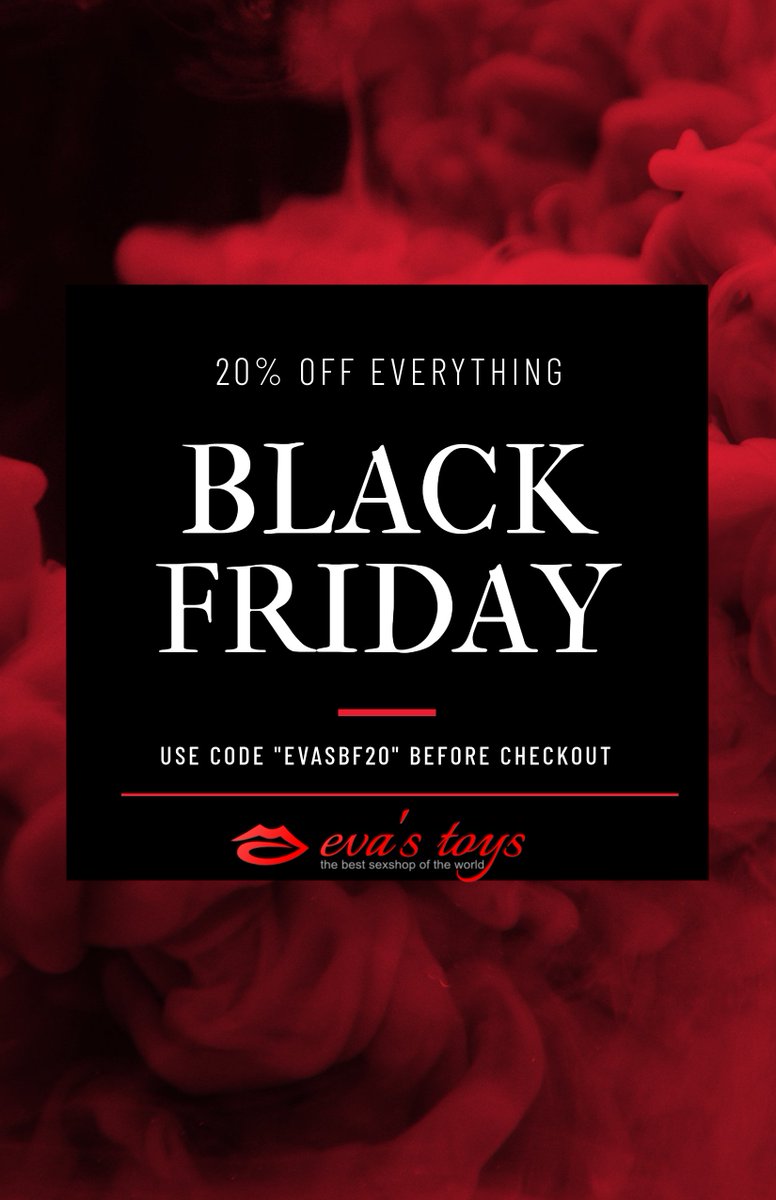 evastoys's tweet photo. 𝗕𝗟𝗔𝗖𝗞 𝗙𝗥𝗜𝗗𝗔𝗬 𝟮𝟬𝟮𝟬 🛍
𝟮𝟬% 𝗢𝗙𝗙 𝗘𝗩𝗘𝗥𝗬𝗧𝗛𝗜𝗡𝗚 !
𝗨𝗦𝗘 𝗖𝗢𝗗𝗘 “𝗘𝗩𝗔𝗦𝗕𝗙𝟮𝟬” 𝗕𝗘𝗙𝗢𝗥𝗘 𝗖𝗛𝗘𝗖𝗞𝗢𝗨𝗧 ❣️
⠀
𝗦𝗛𝗢𝗣 𝗡𝗢𝗪 ! 𝗟𝗜𝗡𝗞 𝗜𝗡 𝗕𝗜𝗢 💋
⠀
✔️ Sex Toys
✔️ Anal Toys
✔️ BDSM
✔️ Lingerie
And many more... https://t.co/YhRcpk9kic