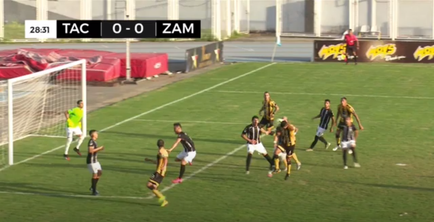 🚨¡INCREÍBLE! El gol anulado al <a href="/DvoTachira/">Deportivo Táchira FC</a> por "fuera de juego" de Pablo Camacho tras el cabeza de Carlos Vivas, el cual esta habilitado por dos jugadores de Zamora FC