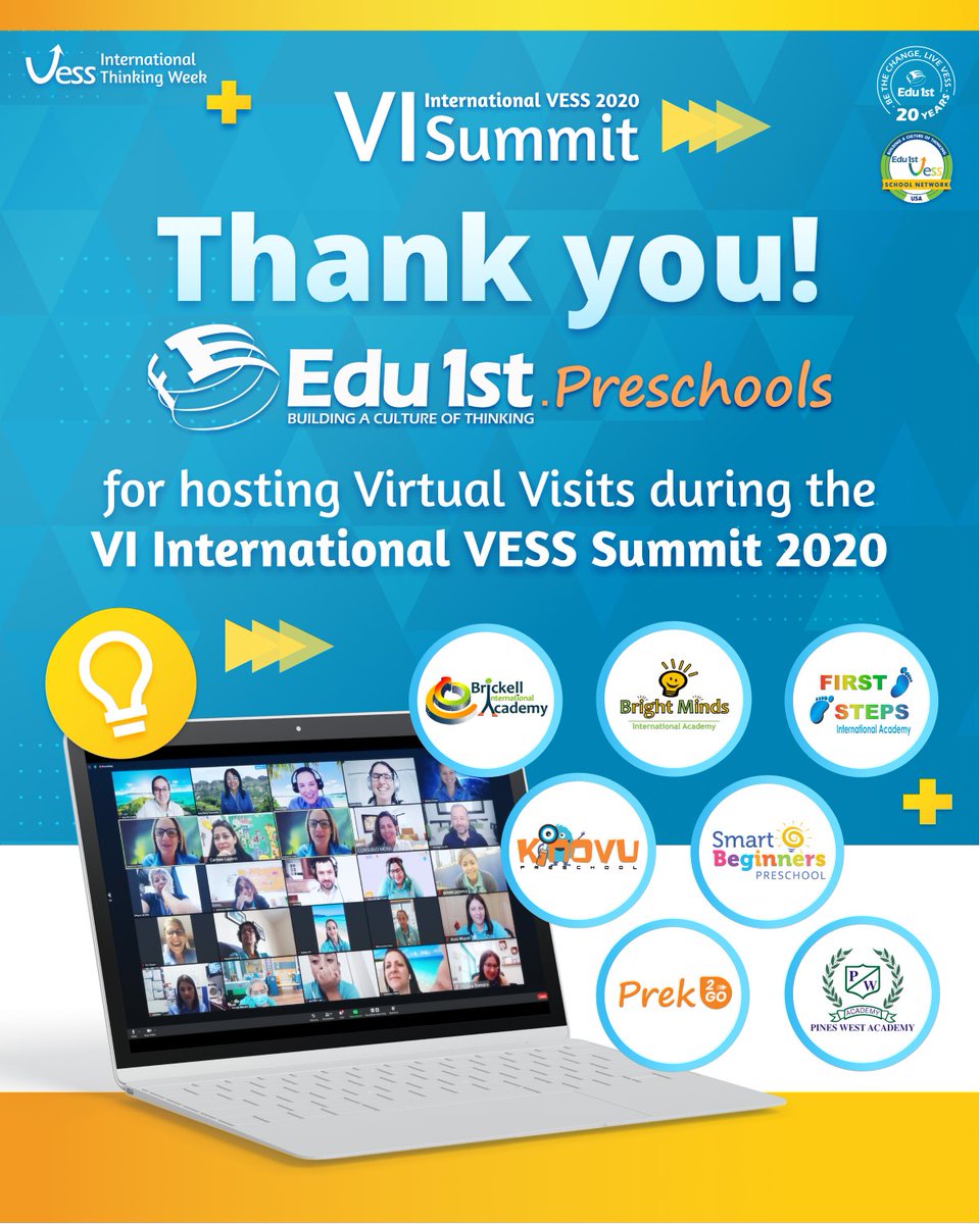 Edu1stVESS's tweet image. 👐A big thank you to the Edu1st. Preschools' team who worked tirelessly and to all those behind the scenes, making sure the VESS Summit was a success.

#VESSummit #visiblethinking #education #VESSNetwork #VESSModel #WeareVESS