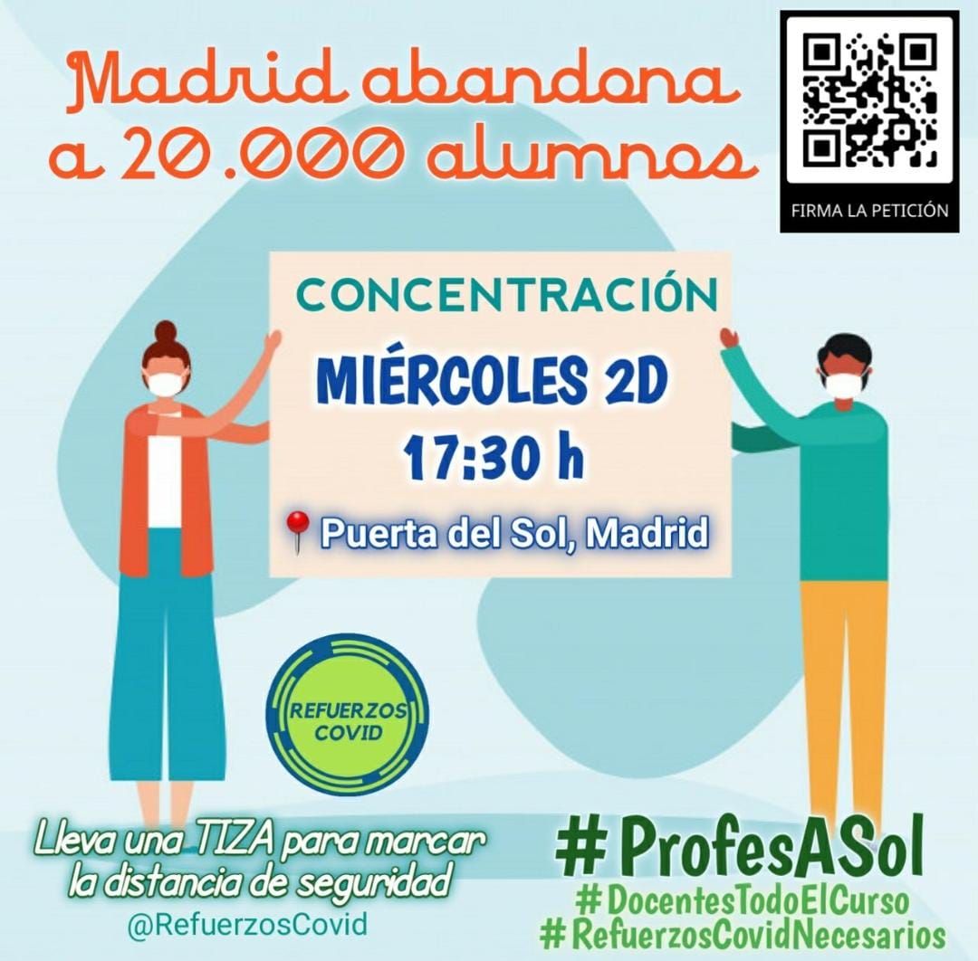 AlbitaMadrigal's tweet photo. #ProfesASol
#DocentesTodoElCurso
#RefuerzosCovidNecesarios
Si despiden el 22/12 a los 1117 docentes que estamos haciendo una gran labor (refuerzo, sustituciones...), se perderá uno de los recursos más importantes para paliar los efectos de la pandemia.
@IdiazAyuso @eossoriocrespo https://t.co/pkLtHvs8YT