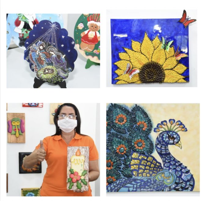 SenaAtlantico's tweet photo. Inició la feria artesanal en el nodo de industrias creativas, que estará hasta el martes 1 de diciembre.

Verán obras de 30 aprendices de la 1era promoción del curso Elaboración de Objetos Artesanales con Semillas y Maderables.

¡Te esperamos! 🤗🧡🤗 https://t.co/slGuanQC84