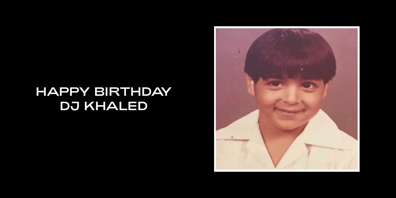 Beyoncé wishes DJ Khaled a happy 45nd birthday.  