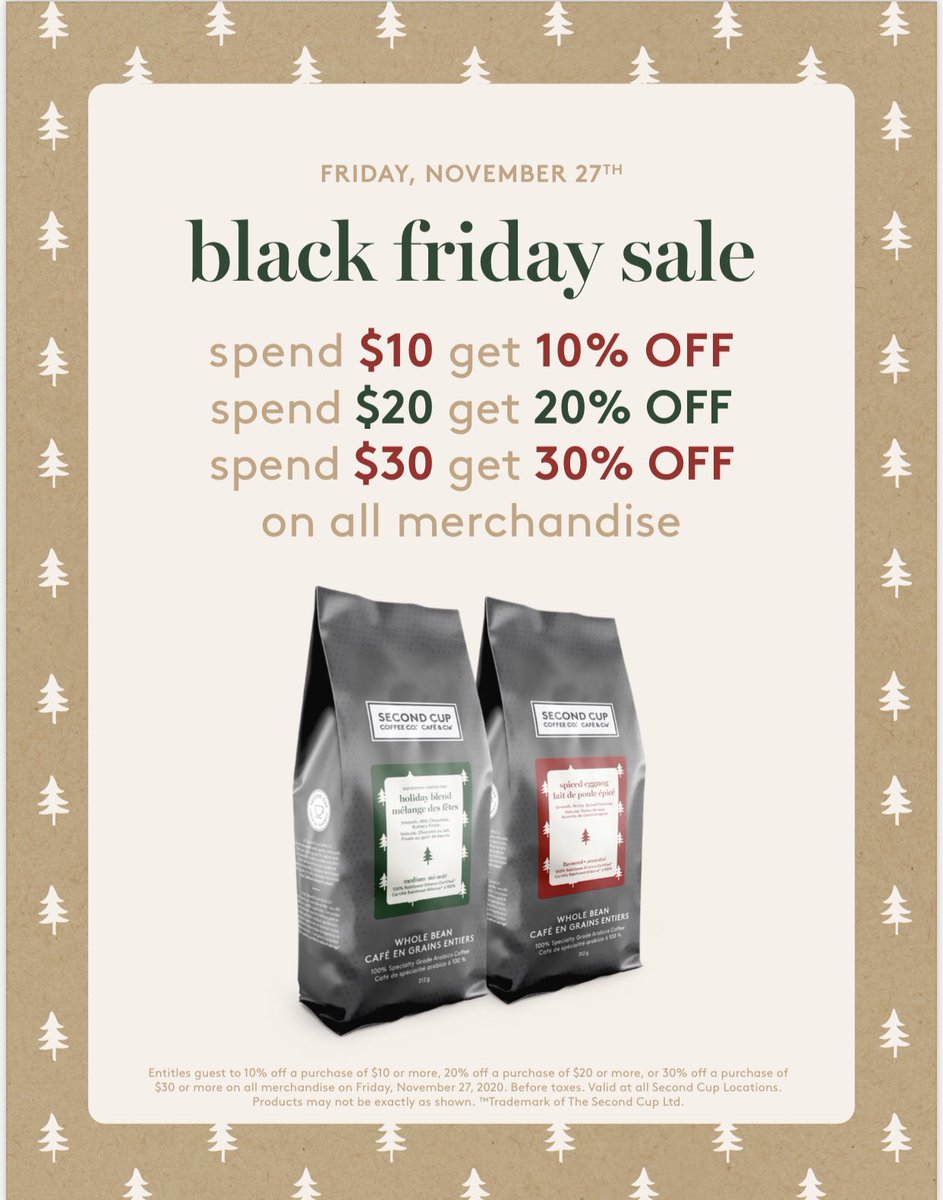 secondcupoakvi1's tweet photo. Black Friday is here https://t.co/wAFnvfibWV