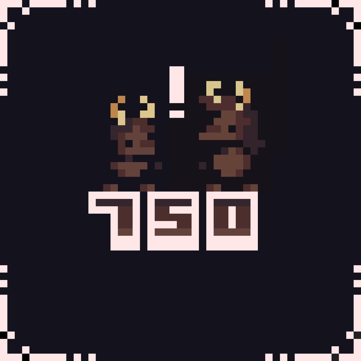 We just hit an amazing milestone! 750 followers! :D
-
🦌
-
#gamedevelopment #gamedeveloper #gamedevelopers #gamedevlife #pixelartist #pixelartwork #pixelarts #pixelartapp #pixelart #pixel #pixeldailies #devlog #reindeerrun #game #gamer #games #gameandroid