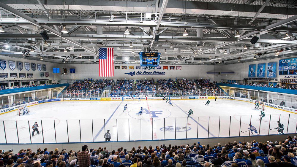 Super stoked to announce my commitment to play Division 1 hockey at The Air Force Academy. Can’t thank my parents enough and all the coaches and teammates who helped over the years. #LetsFly #GoFalcons