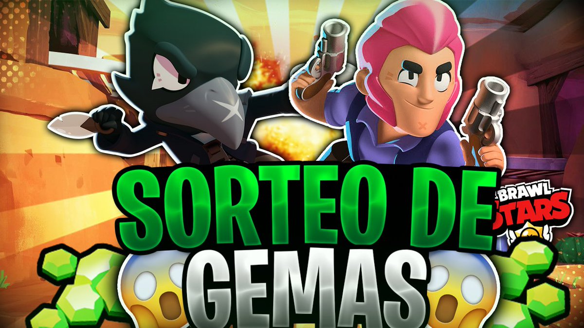 #BrawlStars #Giveaway 
•Sorteo de 170 gemas!!

•Para participar:
-deben seguirme
-Dar ♥️ y RT
-Mencionar a 2 amigos

•Termina en 5 dias

Suerte a todos 🤗🤗