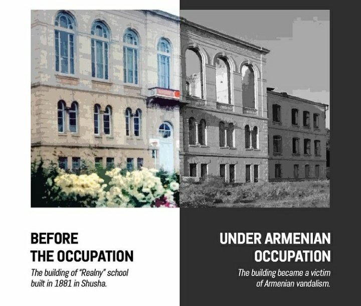 MammadovAysel's tweet photo. Shusha city before and after the Armenian occupation.

Who are the real aggressors: the ones who built or the ones who destroyed?

#KarabakhisAzerbaijan 
#DontBelieveArmenia https://t.co/tDQJQkMfpZ