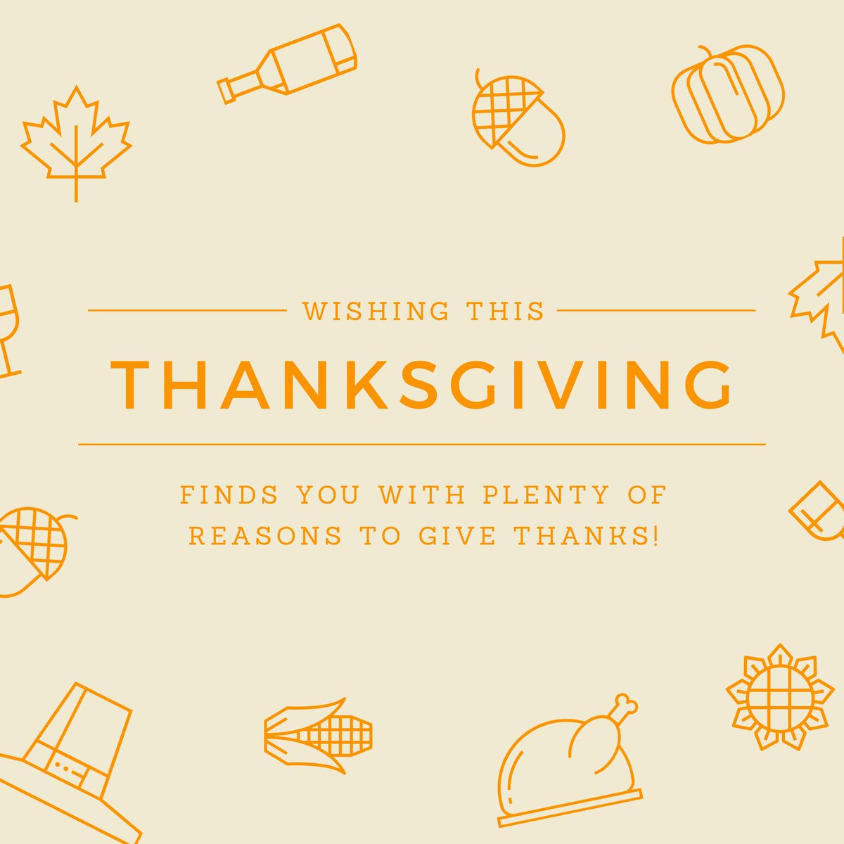 Happy Thanksgiving! We are thankful for your following and though we missed serving you this year, we'll be ready next year to serve you 🦃. Enjoy this holiday safely with your family and friends!