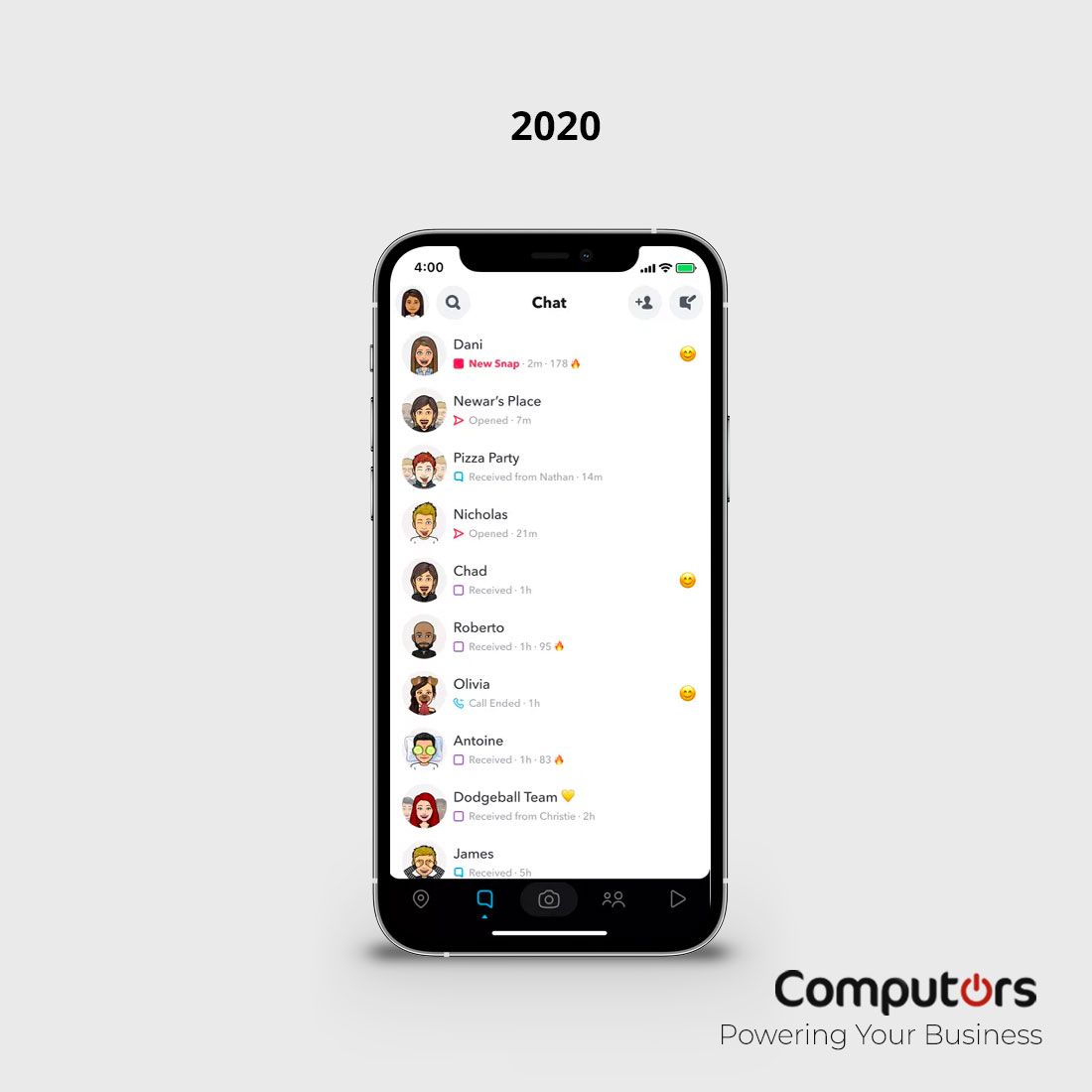 computors's tweet photo. This weeks #throwbackthursday is looking back at Snapchat, one of the most popular social media apps used by 'those youths'. It's user interface has gone through many changes in its almost 10 year history. Some loved , some despised.

#snapchat #socialmedia #filter #instagram https://t.co/sxmv3bsGJ2
