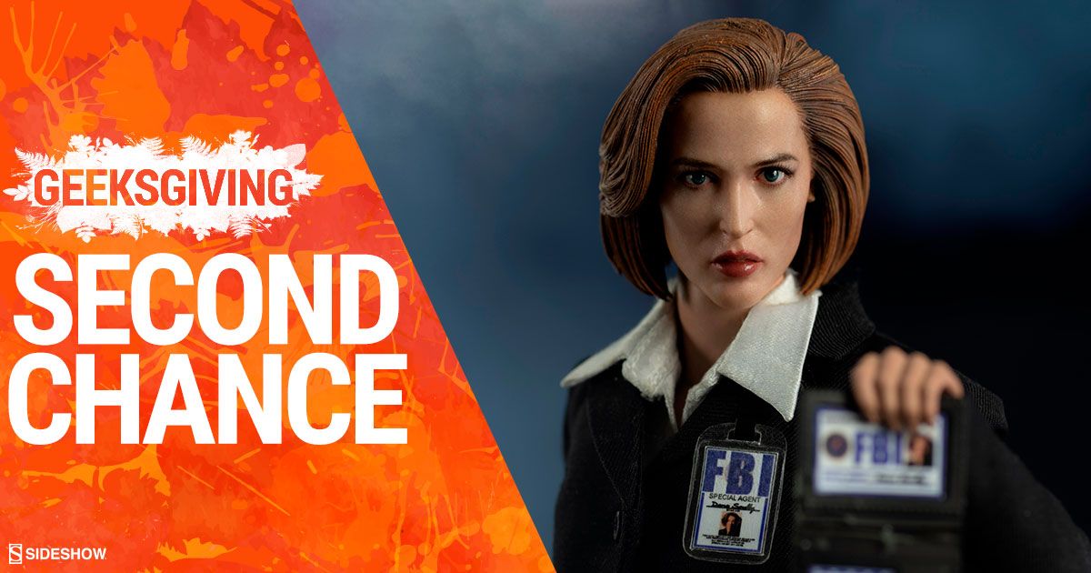 collectsideshow's tweet photo. It’s your SECOND CHANCE! A limited quantity of the Agent Scully Sixth Scale Figures by Threezero are back in stock NOW! 

https://t.co/ficjXwqJOZ

#SideshowGeeksgiving #SideshowSecondChance #SideshowCollectibles https://t.co/llMZ4A3APP