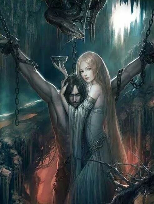 TheMythologyMa1's tweet photo. In #NorseMythology #Loki is the #god of #tricksters. His father is a #giant but Loki is an #Aesir. His wife is #Sigyn and his children, #Nari/#Narfi, #Fenrir, #Jörmungandr, and #Hel. Loki is fated to cause #Ragnarok
https://t.co/gENax9g61m
#keepingClassicsalive #Mythology #TMM https://t.co/GawtjeQ3wV