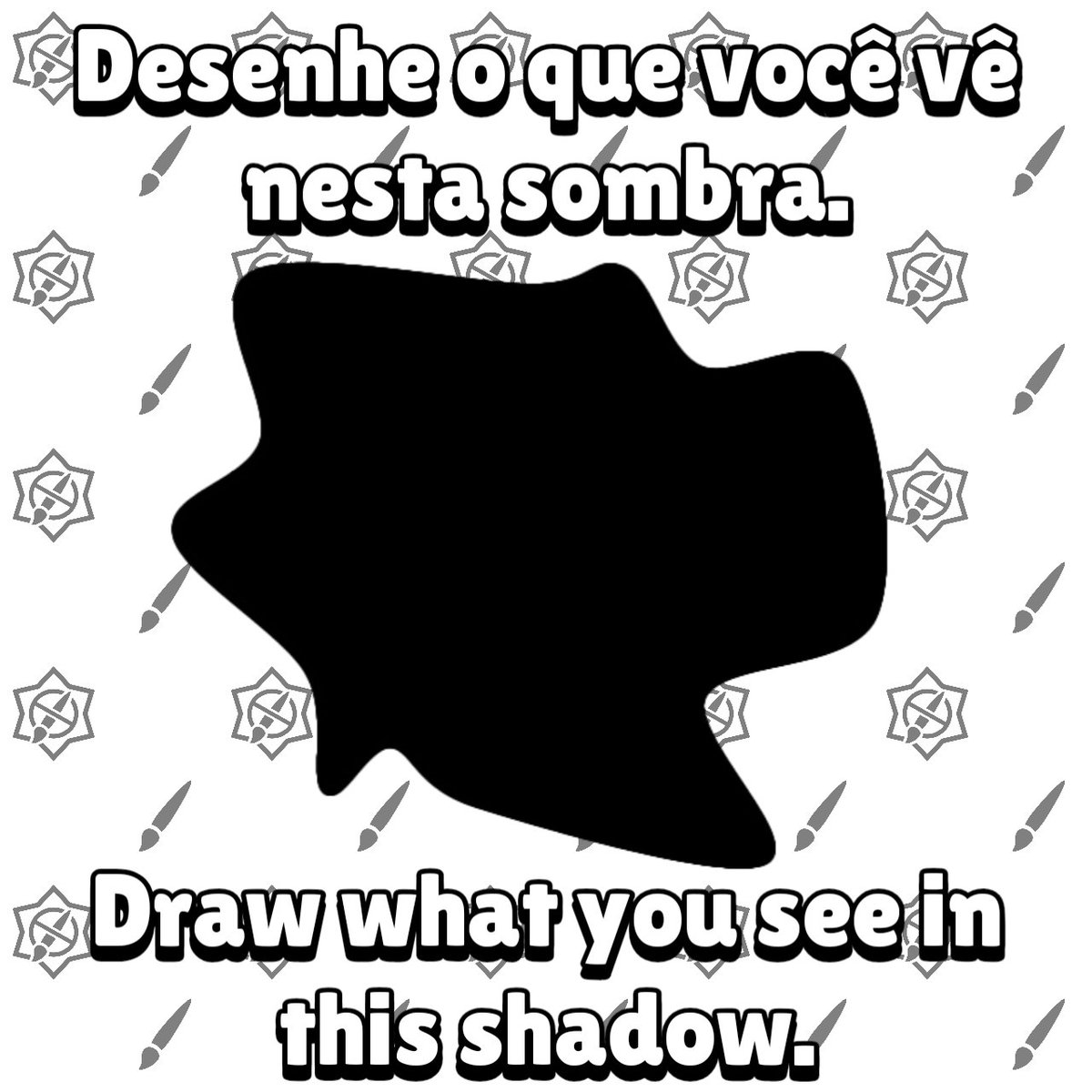 BrawlBlock's tweet photo. 🇧🇷|Desenhe o que você vê nesta sombra.
🇺🇸|Draw what you see in this shadow. https://t.co/TCqJTd1itz