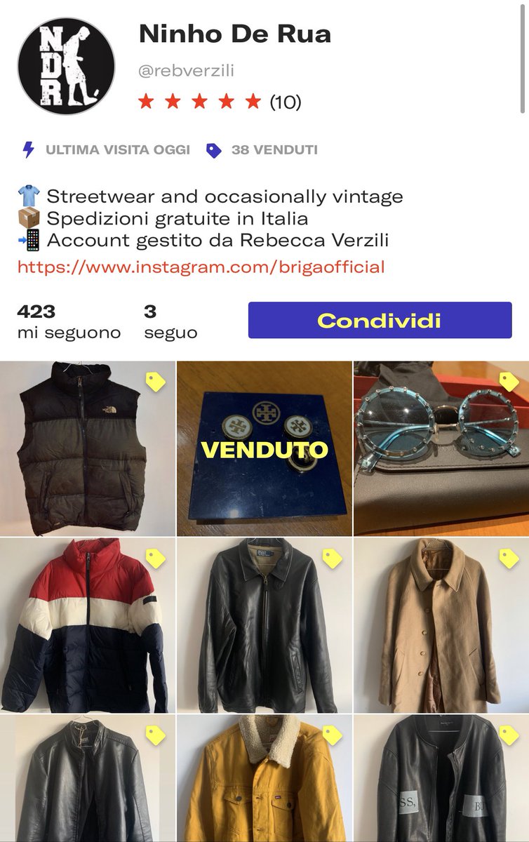 ⚫️ #BlackFriday on #Depop 
👕 Tutti gli articoli al 15% fino alla mezzanotte di domani !
🛒 depop.com/rebverzili