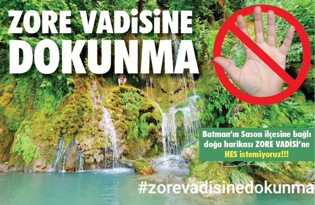 doganenver's tweet photo. Bize nefes olan doğaya biz de ses olalım.
Doğamıza sahip çıkalım !!
#ZoreVadisineDokunma 
Ayrıca @batmanburada ekibine teşekkürler... https://t.co/jsBkFmeC67