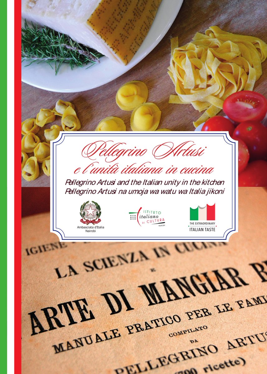 Lonno Lodge Watamu (@lonnolodge) on Twitter photo "Pellegrino Artusi" is Italy most famous cookbook. Italian Cultural Institute is celebrating 200 yrs from his birth with the release of a selections of his recipes in italian, english and SWAHILI. Free!
iicnairobi.esteri.it/iic_nairobi/en/
#cookbook #artusi #watamu <a href="/iicnairobi/">IICNairobi</a> <a href="/ItalyinKenya/">Italy in Kenya</a> "Pellegrino Artusi" is Italy most famous cookbook. Italian Cultural Institute is celebrating 200 yrs from his birth with the release of a selections of his recipes in italian, english and SWAHILI. Free!
iicnairobi.esteri.it/iic_nairobi/en/
#cookbook #artusi #watamu <a href="/iicnairobi/">IICNairobi</a> <a href="/ItalyinKenya/">Italy in Kenya</a>