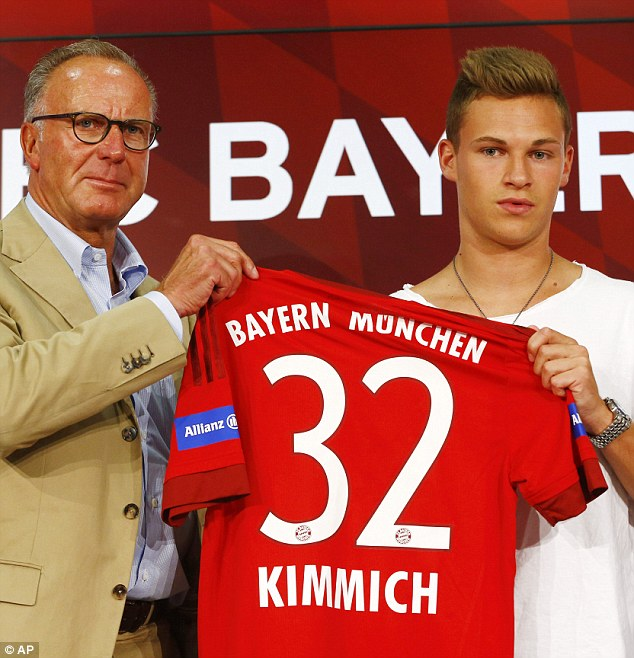 What you might call the turning point in his career. Kimmich will win his first international trophy under the eyes of a certain Michael Reschke.Kimmich won't make it to the team of the tournament but for the Ex Bayern technical director, he was already a Bayern player.