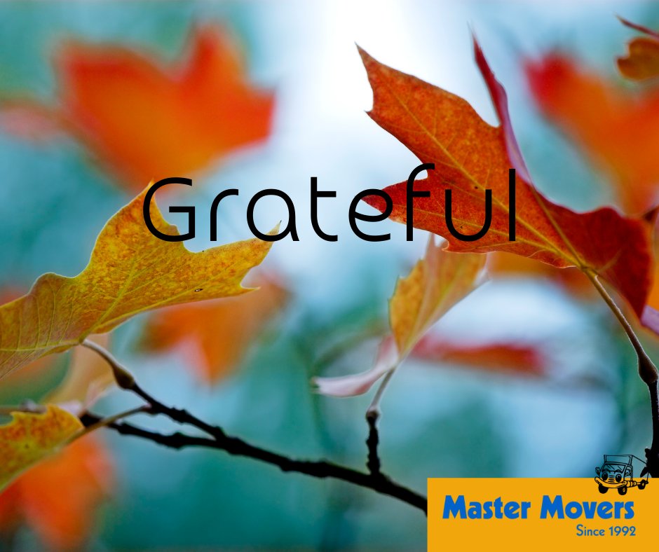 "Showing gratitude is one of the simplest yet most powerful things humans can do for each other." – Randy Pausch
• We are closed Thanksgiving - open both Fri &amp; Sat
Wishing you &amp; yours a wonderful Thanksgving! 🍂

#ThanksgivingDay #moving #movers #Portland