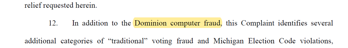 WHAT DOMINION "COMPUTER FRAUD"?? You didn't allege any computer fraud by Dominion yet. You alleged that some company you allege was some kind of predecessor to Dominion engaged in fraud, but not that Dominion did. And everything else you claim is just that they're insecure.