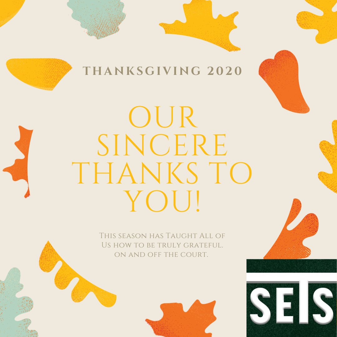 SETS_Consulting's tweet photo. Happy Thanksgiving! There is so much to be grateful for. Thanks to all of our amazing followers, coaches and players. We are looking forward to setting you up to set you apart in the future.
What are you most thankful for?
#settingyouup #tennis #coaches #players #atp #wta https://t.co/JlWpBAt899