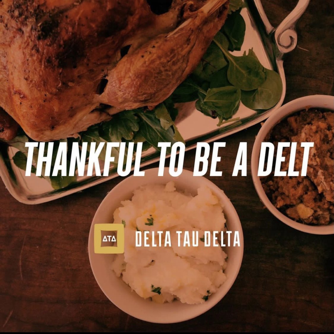 Happy thanksgiving from the men of the EZ Delt chapter! 🦃 We hope you have a happy and safe holiday! #RahRah #Thanksgiving