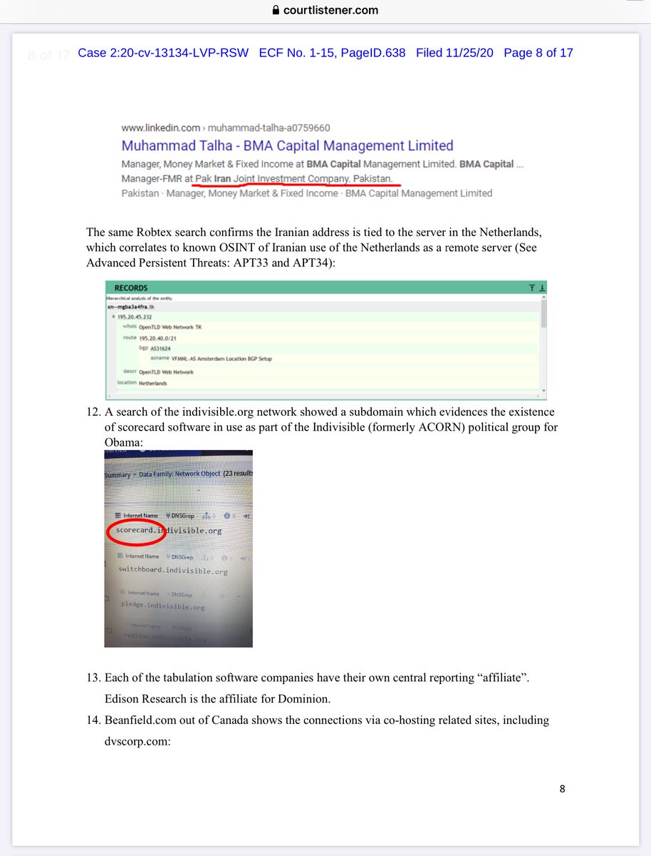 Michigan Filing: Exhibit 105  https://www.courtlistener.com/recap/gov.uscourts.mied.350905/gov.uscourts.mied.350905.1.15.pdf