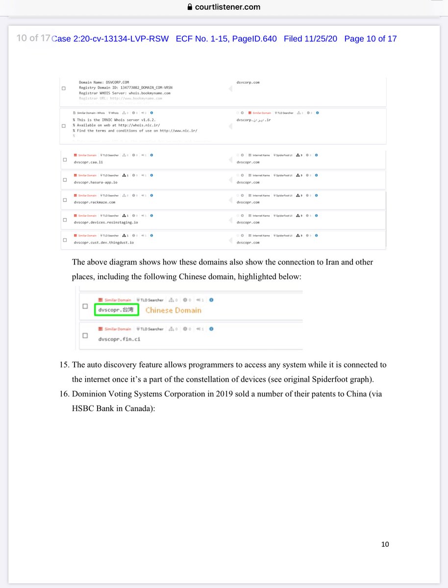 Michigan Filing: Exhibit 105  https://www.courtlistener.com/recap/gov.uscourts.mied.350905/gov.uscourts.mied.350905.1.15.pdf