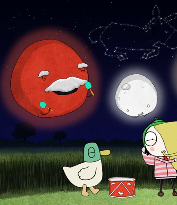 Great view of Mars and the Moon outside tonight.