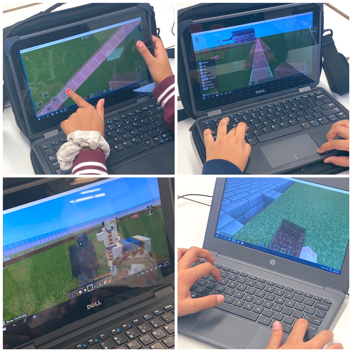 MsDimaras's tweet photo. Our collaboration and communication skills really shine during our lunch meets! Yesterday’s build was a farm! I love learning along side them 💕 #GirlsWhoGame #STEM #transformEdu @AiSlater @PlayCraftLearn @kbbeutler @KatPapulkas @griffingirl23 @WoburnJunior https://t.co/B7ofXjr1Ta