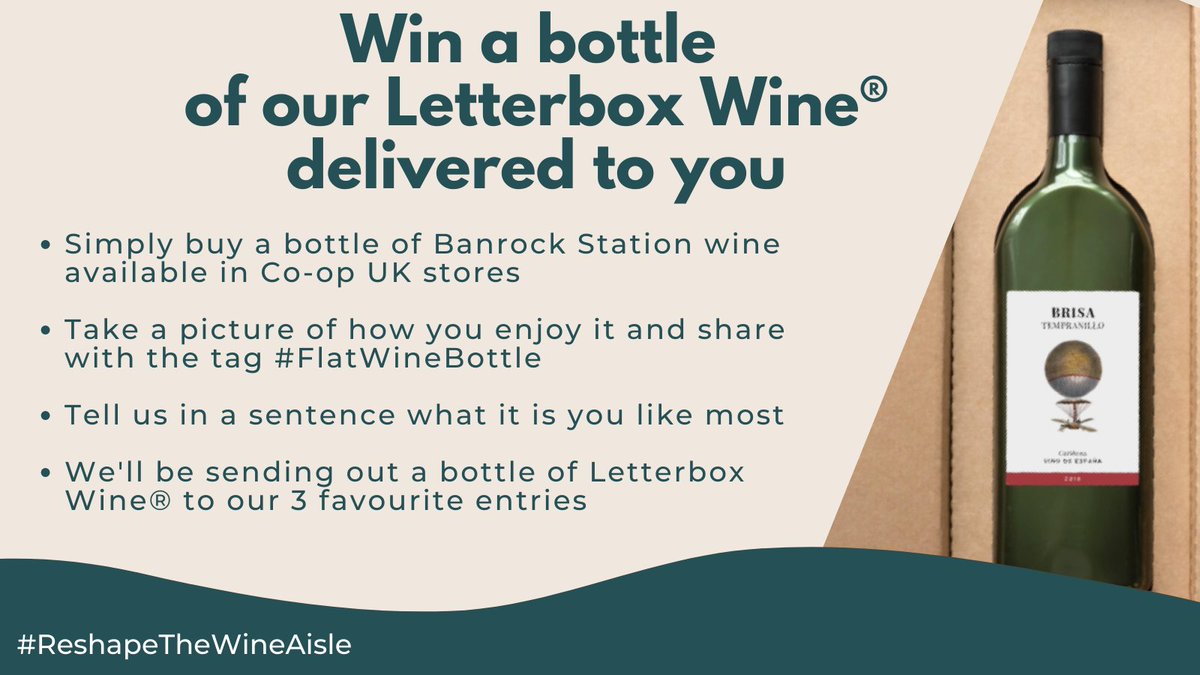 packamama's tweet photo. #ReshapeTheWineAisle it’s competition time! We're celebrating the launch of @AccoladeWines @Banrock_Station in our #FlatWineBottle in @coopuk stores. Find out below how you could win a prize for picking up a bottle!

T&amp;Cs apply. Winners notified 10 Dec. 18+ and UK residents only. https://t.co/kOaWh2PsbM
