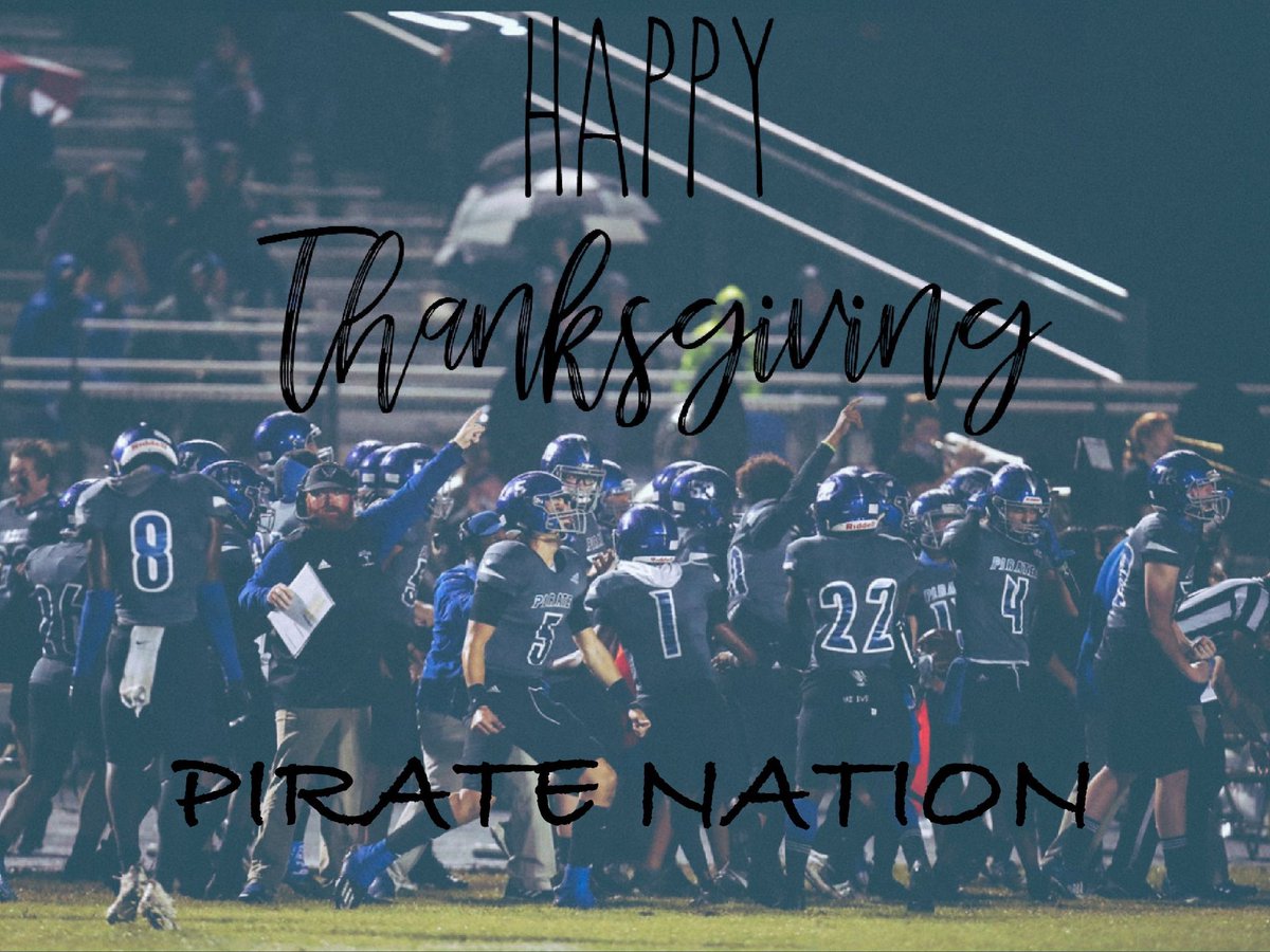 🦃Happy Thanksgiving🦃 @MHSPirateNation and <a href="/palmcoastgov/">Palm Coast</a> from our Football Family to yours! Enjoy the time together and stay safe! #TakeEverything