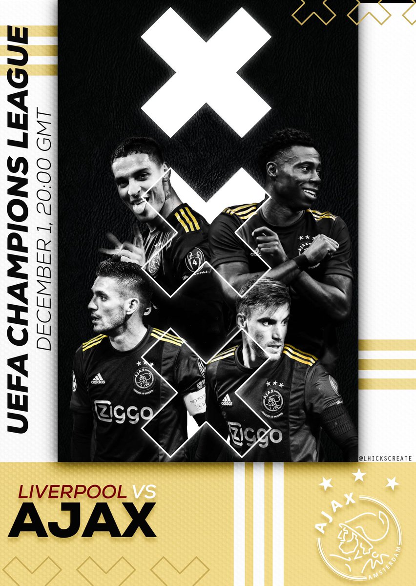 LHicksCreate's tweet photo. #MissionMatchday

Thank you @AFCAjax for the opportunity! https://t.co/vpcRfbA9x3