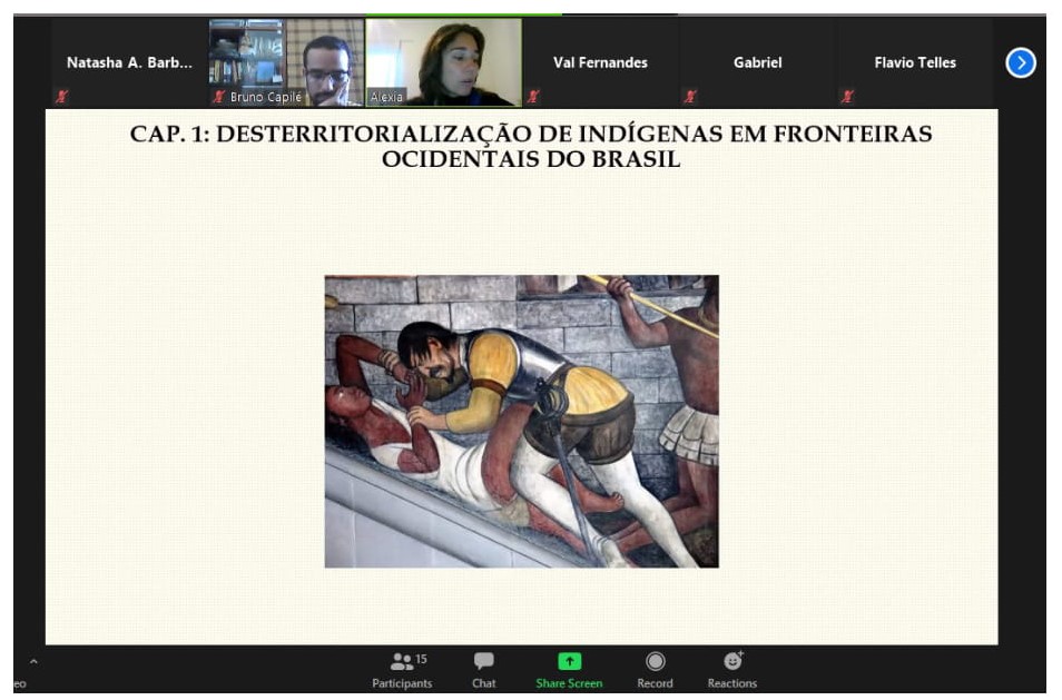labhen_ufrj's tweet photo. Na reunião de hoje tivemos a apresentação de nossa integrante Alexia Helena de Araujo Shellard, HISTÓRIA DE UM PAÍS INVADIDO: PANTANAIS DO ALTO PARAGUAI ENTRE BOROROS, BRASILEIROS E BELGAS (1881-1912).
.
.
.
#HistóriaAmbiental #EnvironmentalHistory #Brasil #Pantanal #Bororos https://t.co/wRzcyQnnDQ